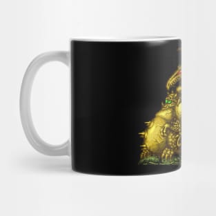 Space Pirates Golden Statue Mug